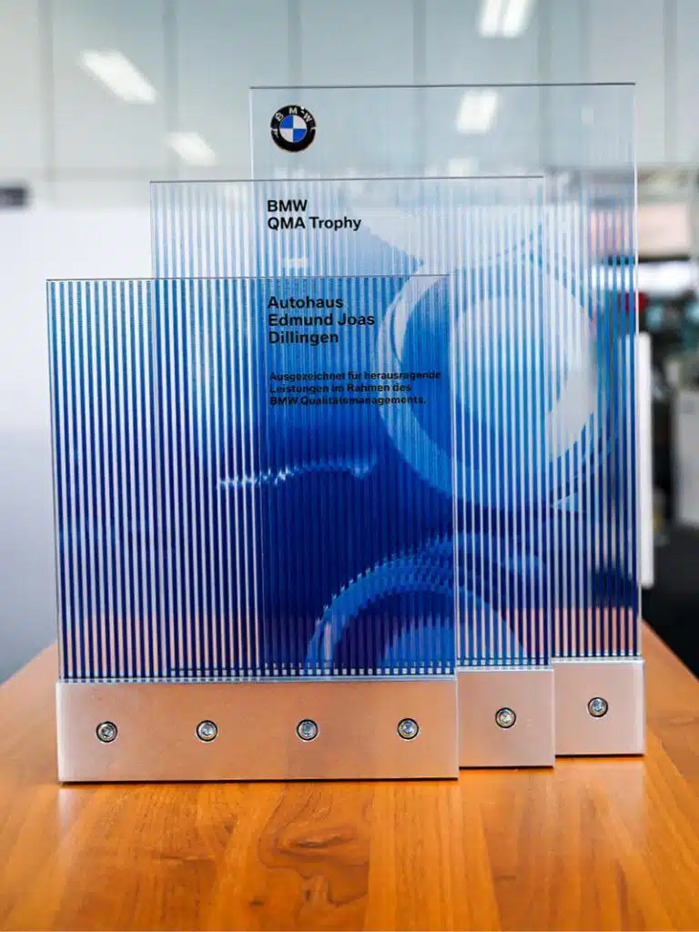 Auszeichnung BMW QMA Trophy