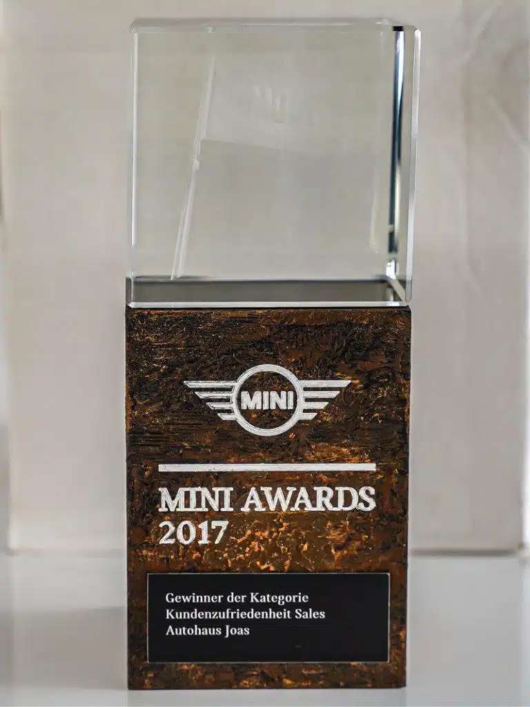 Auszeichnung Mini Awards 2017 - Kundenzufriedenheit