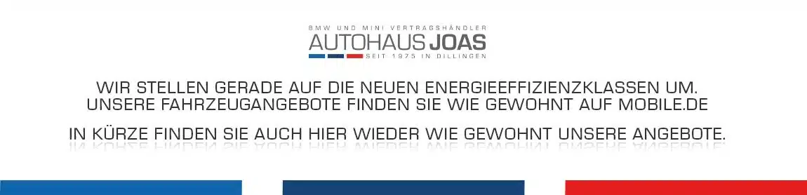 Autohaus Joas Hinweis Banner